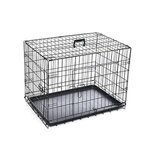 In Stock Commercial Pet Stainless Steel Cages Metal Kennel Mesh Pet Dog Cage