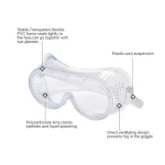 In Stock Medical Glasses Goggles Adjust Headband Lab Clear Protection Goggles Ansi Safety Glasses Goggle Eye Protective Hospital