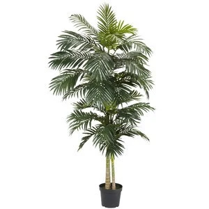 Indoor artificial palm trees plants bonsai plants decorative for sale