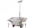 industrial construction emergency led work light portable solar light tower lighting tower