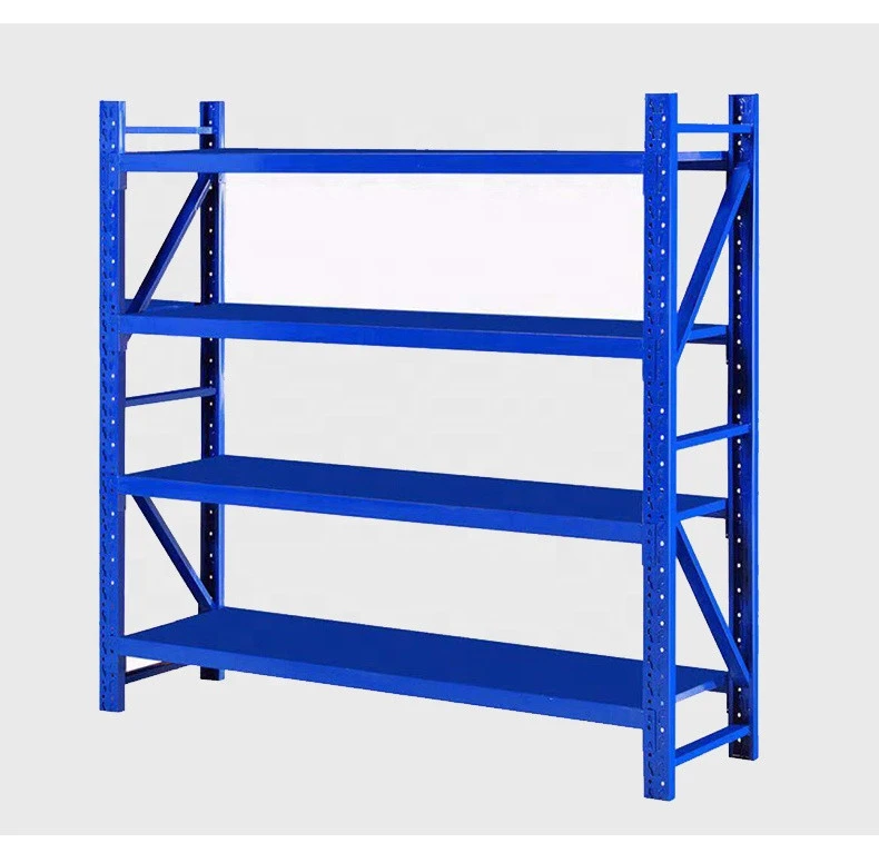 Industrial heavy duty metallic steel rack  warehouse shelf in stacking
