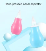 Infant nasal aspirator pump type newborn cold nasal discharge baby nose cleaner