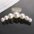 Import Ins popular Hair Claw Clip for Women Large Pearl Jaw Fashion Pearl Plastic Hair Catch Clips Barrette from China