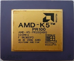 Intel Pentium Pro Ceramic CPU Processor Scrap with Gold Parts
