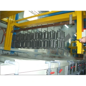 International standard metal bolts auto electroplating line