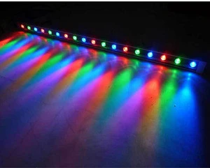 ip65 dmx rgb waterproof 54w led wall washer 600mm for amusement parks