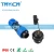 Import IP68 Threaded plastic Panel Mount SP SD13 Back Nut 3 Pin M13 Male Female Power Plug Circular Waterproof Connector from China