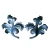 Import iron main gates decorative cast steel leaves cast iron flowers from China