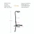 Import J-31 Custom portable cheap metal Iron universal guitar stand from China