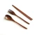Import Japanese style portable wooden cutlery set wooden spoon fork knife chopsticks set from China
