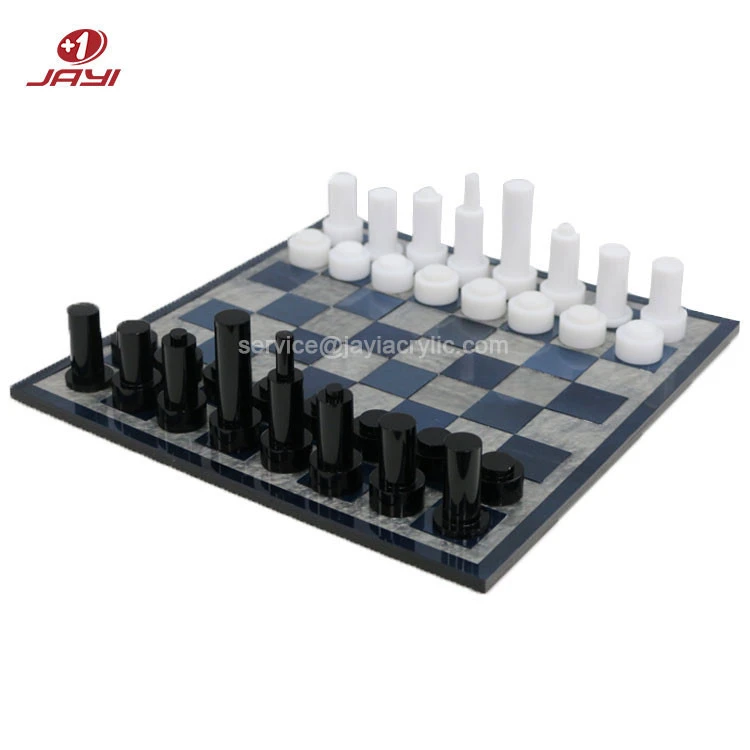 Custom Chess Set and Game Table