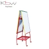 KBW mobile flip chart easel with colorful frame for office and school