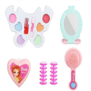 Kids cosmetic play set plastic jewelry set toy for girl