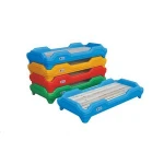 Kindergarten children Plastic and wooden material bed