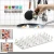 Import Kitchen Spice Rack Organizer 20 Spice Gripper Clip Strips Cabinet Door for Spice Containers - 4 Strips, Holds 20 Jars from China