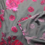 Knit Weft 90 Polyester 10 Metallic Golden Silver Yarn Jacquard Velour Velvet Fabric for Dress Turban Qipao Cheongsam Kimono Sofa