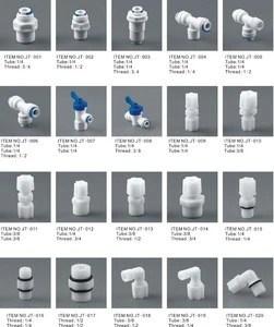 L type water filter spare parts quick connector fitting