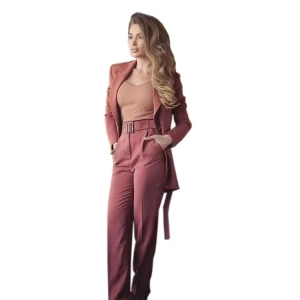 Ladies office wear blazer Women Elegant Long Sleeve Turn Down Collar Single button suit
