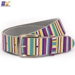 Ladies popular custom-made printing pu belt