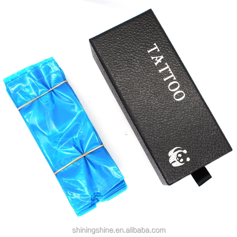 large size disposable tattoo grips bag blue tattoo tubes bag