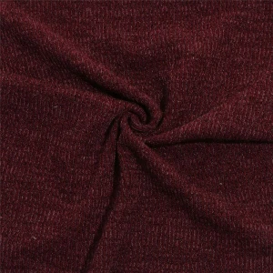 Latest customize colors knitted sweater fabric spandex polyester plain soft knitted fabric