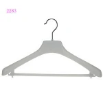 laundry products plastic white male suit hanger with pants bar