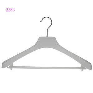laundry products plastic white male suit hanger with pants bar