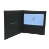 Lcd electronic 3d video greeting card brochure card A4 7inch lcd video brochure  card