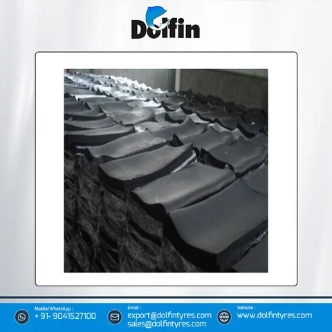 Leading Exporter of Top Quality Cycle Tyres and Solid Tyres Use Black Color Butyl Reclaim Solid Rubber from Indian Supplier