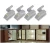 Import LED cabinet hinge light wardrobe switch button light with battery from China