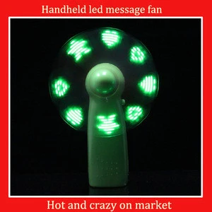 Led Custom Message Electrical Fashion  Electric Fan Parts,led display fan,led electronic ventilator with message