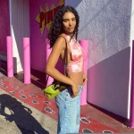 [Limited Time Offer] Fashion 2020 Deep V Neck Back Tie-Bow Women Cropped Camisole Tops