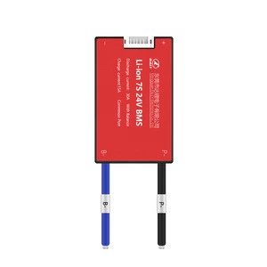 Lithium battery Li-ion 7S 30A bms system for Electric motorcycle with balance function