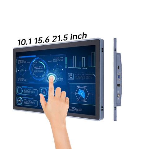Lixing TY Blue Industrial Capacitive ATM Touch Screen Monitor Panel Display IP65