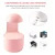 Logo Custom 8W Pocket UV Flash Cure Pink Nail Lamp for Nails Mini Gel Polygel Dryer Light