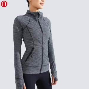 Luluyun New Design women fitness clothing Gym Sportswear Long Sleeve Running Women Yoga Fitness workout jackets