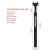 Import LUNJE Aluminum Alloy Adjustable Seat Post Damper 27.2 28.6 30.4 30.9 31.6mmx400mm Mtb Bike Seat Post Absorber from China