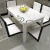 Import Luxury  classical design glass dining table furniture set from China