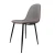 Import Luxury design gray cushion gold-plated leg plastic chair mould caster pierre jeanneret chair from China