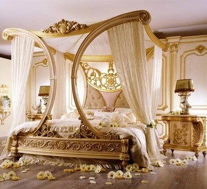 luxury designs bedroom furniture european hand carving fabric bed