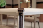 Luxury dining tables and chairs set dining room furniture leather dining tables for home for hotel