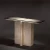 Import luxury furniture travertine wall console table from China
