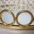 Import Luxury Gold Desk Gemstone Photo Trinket Watch Coffee Glass Holder Tray from China