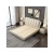 Import luxury Indian wood double leather bed frame modern style bedroom sets leather beds from China