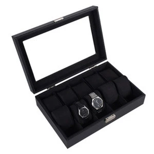 Luxury leather bulk watch boxes cases wholesale