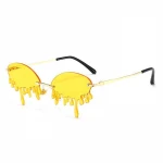 Luxury New Fashion Narrow Frame Sun Glasses Women Rimless Women Sunglasses 2020