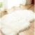 Import Luxury Soft Faux Sheepskin Chair Cover Seat Cushion Pad Plush Fur Area Rugs for Bedroom, customized from China