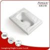 Made in China water closet ceramic squatting pan on sale