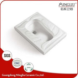 Made in China water closet ceramic squatting pan on sale
