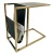 Import Magazine Holder High Quality Gold PVD Side Table also used as End Table in Luxurious Homes & Offices for Snacks & Decor from China